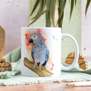 Tasse Graupapagei Poppy
